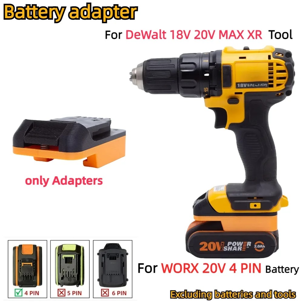 Woodworking Essential Tools - Battery Adapter/Converter for WORX 20V 4