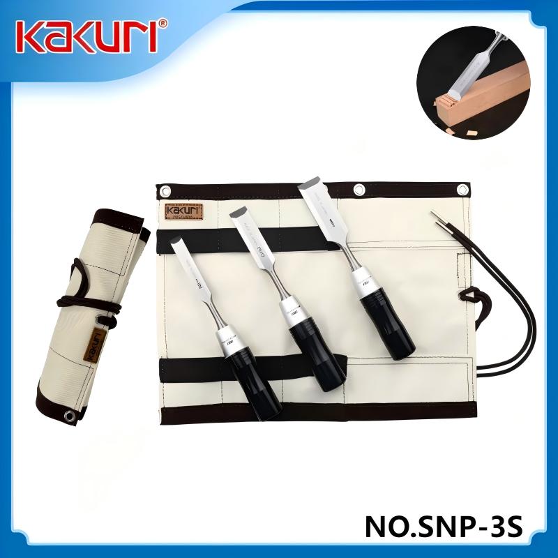 Woodworking In Japanese - KAKURI SNP-3S 3Pcs Japanese High-carbon Steel