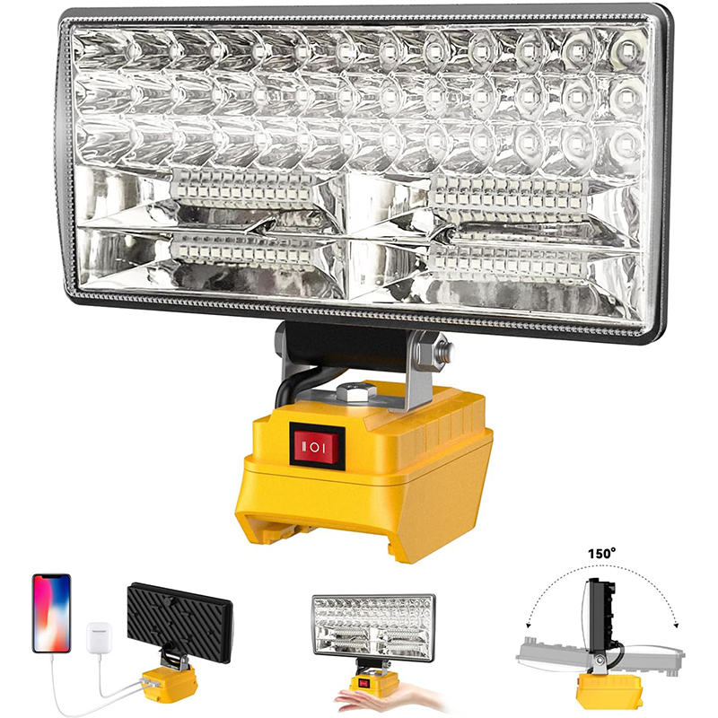 Woodworking Essential Tools - 2 Levels Adjustable LED Work Light