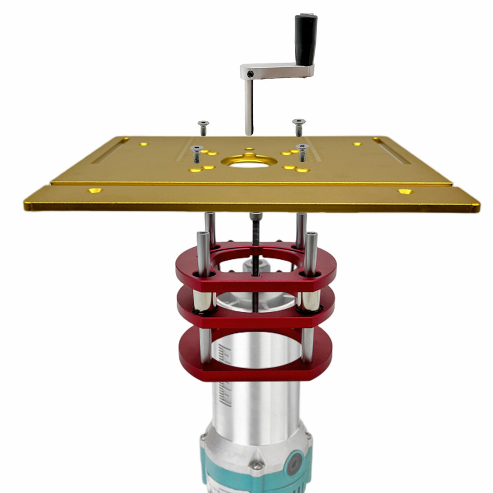 Woodworking Videos - Aluminum Router Lift Kit with Insert