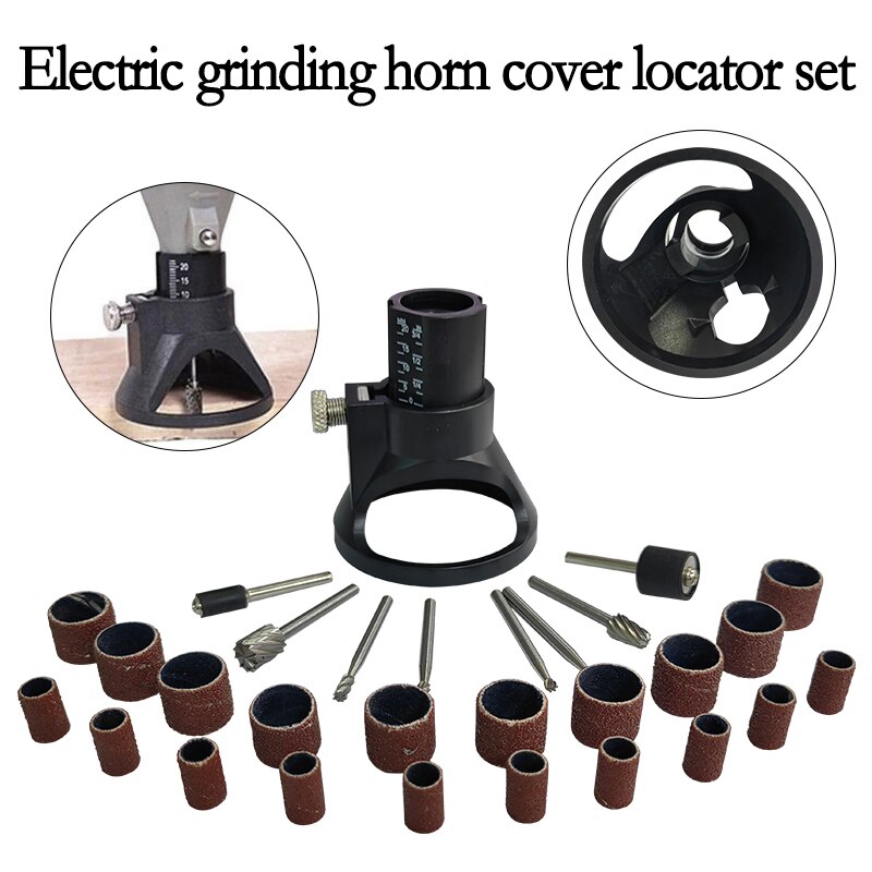 Woodworking Videos - 11pc Electric Grinding Horn Cover Locator