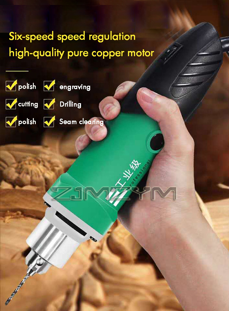 Woodworking Equipment - 6-Position Variable Speed High-Power Engraver Electric