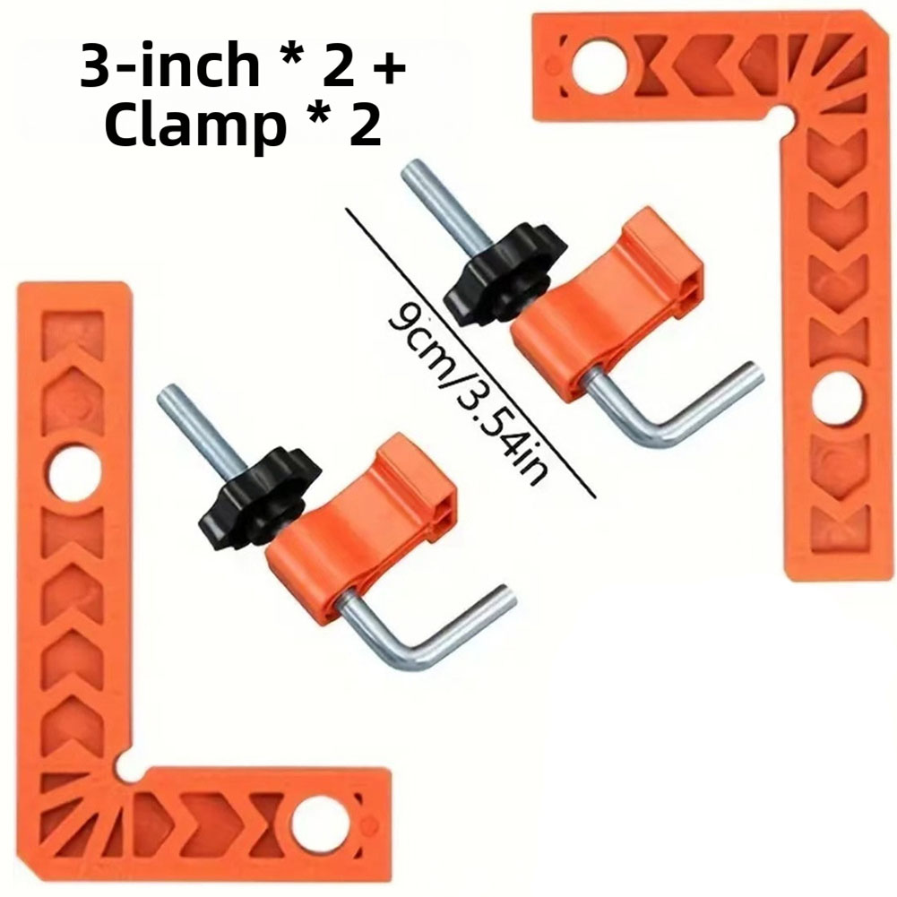 Woodworking Right Angle Clamp - 90 Degree Right Angle Positioning Ruler
