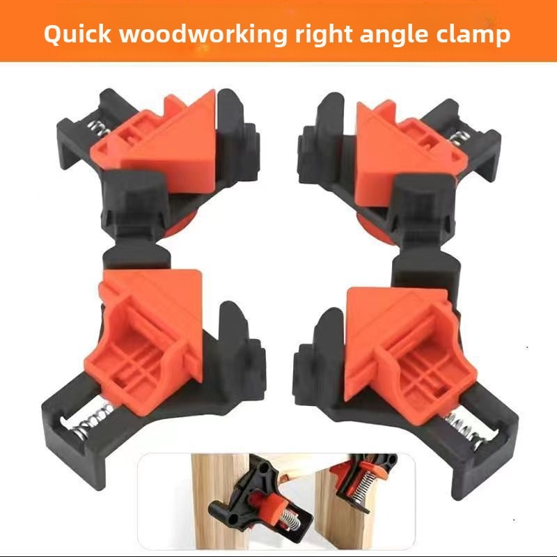Woodworking Right Angle Clamp - 2/4PCS Right Angle Fixing Clip Woodworking