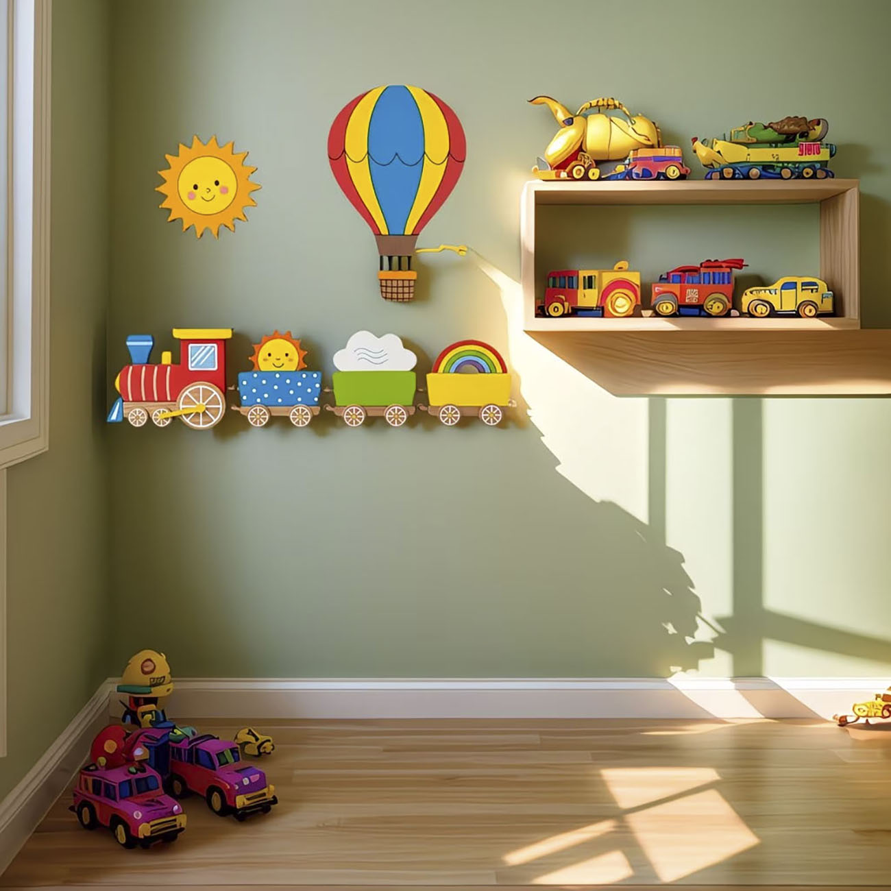 6Pcs Wooden Kids Wall Decor Se - Woodworking For Beginners review and price