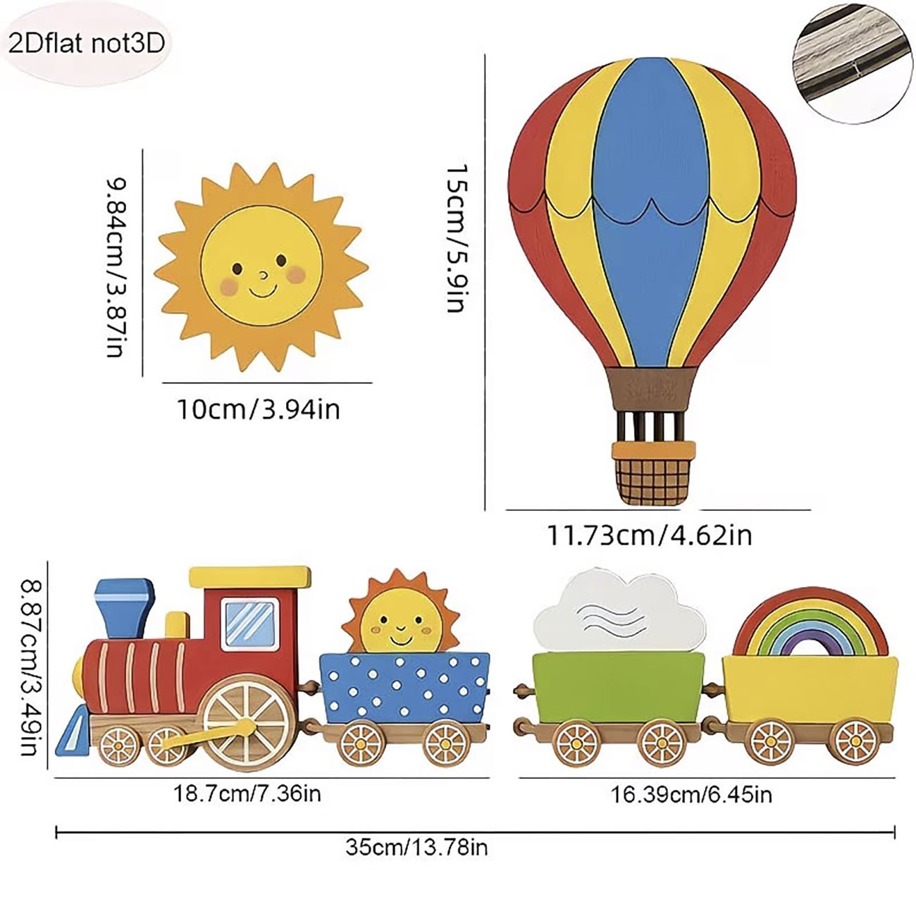 6Pcs Wooden Kids Wall Decor Se - Woodworking For Beginners review and price