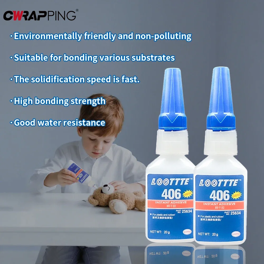 20ml Loottte Rubber Metal Wood - Woodworking Quick Glue review and price