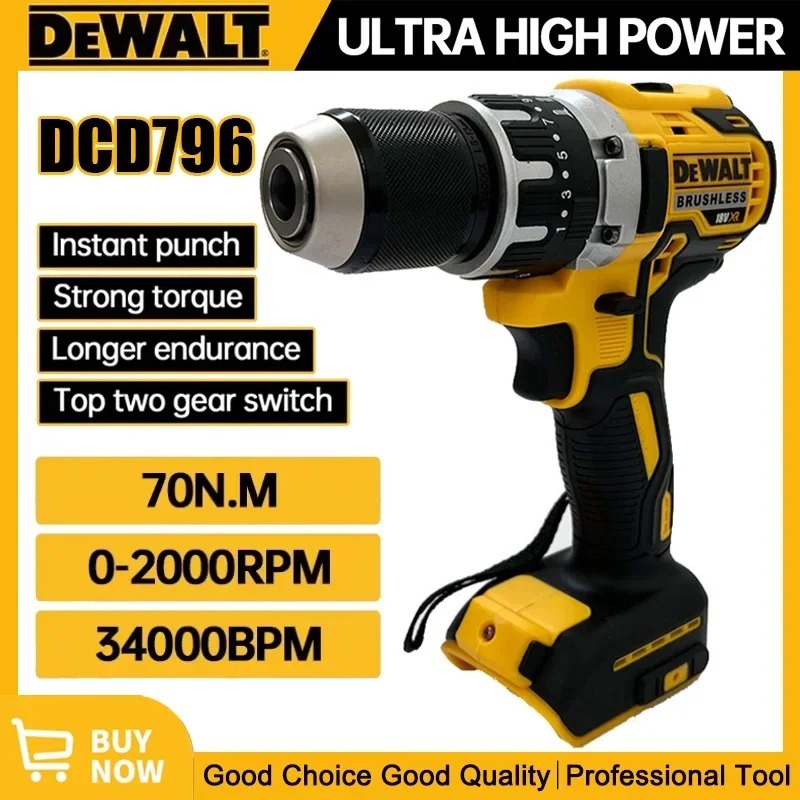 Dewalt DCD796 Cordless Brushle - Woodworking Essential Tools review and price