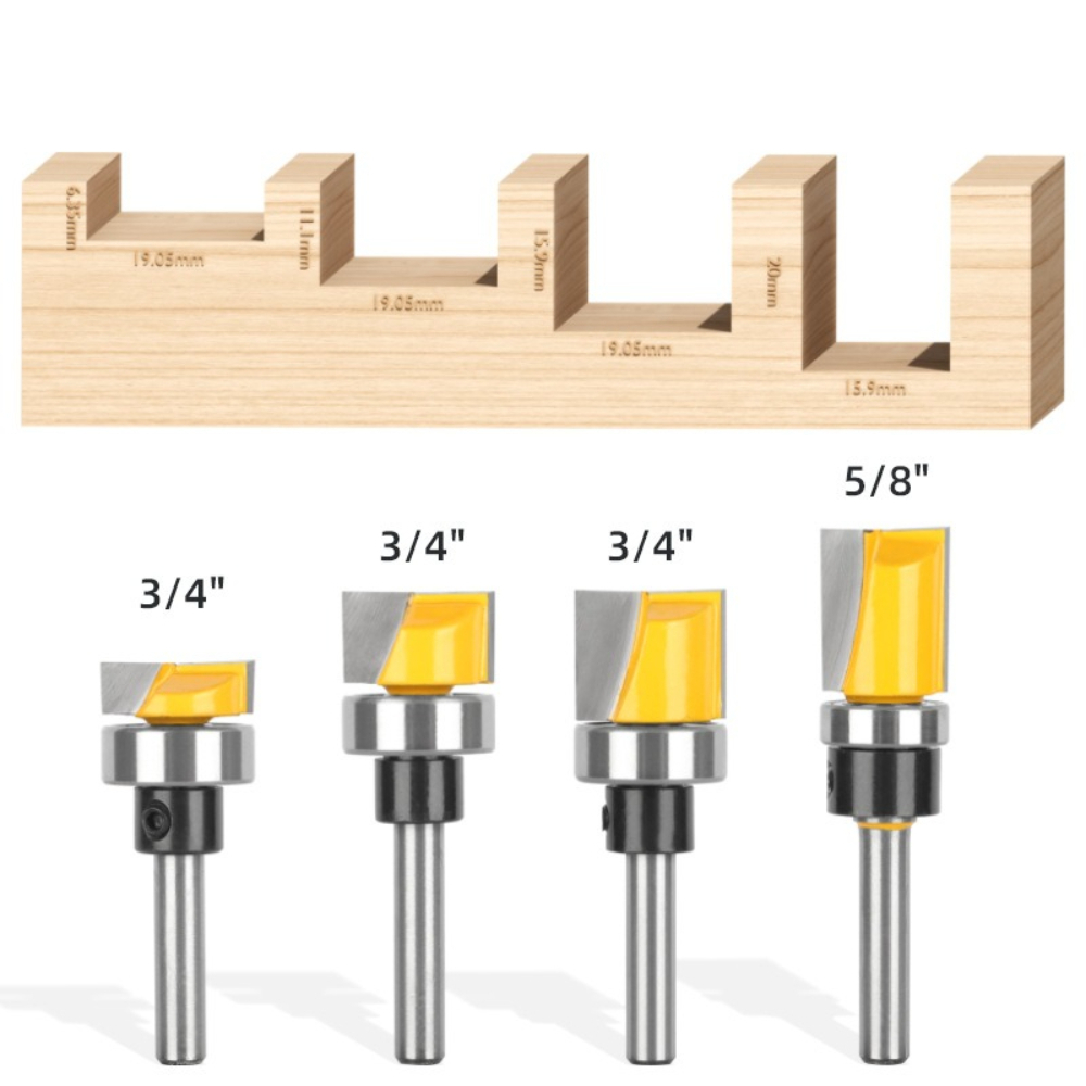 1/4Inch Shank Flush Trim Route - Woodworking Groove review and price