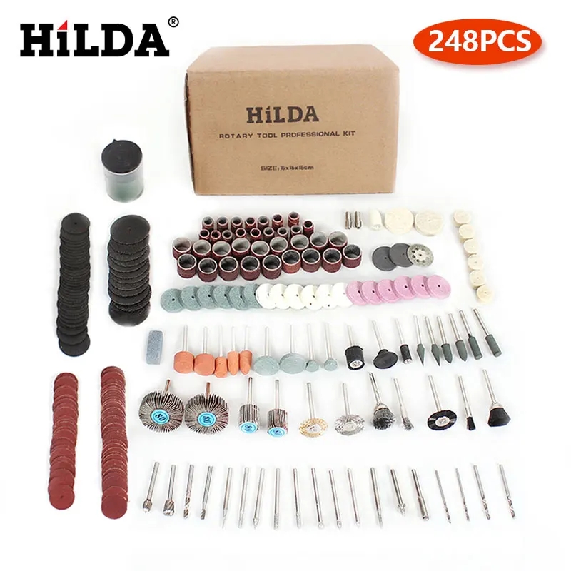 HILDA Rotary Tool Accessories  - Woodworking Videos review and price