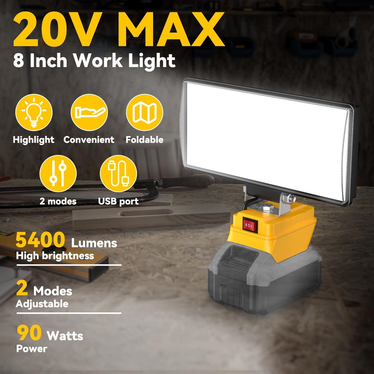 2 Levels Adjustable LED Work L - Woodworking Essential Tools review and price