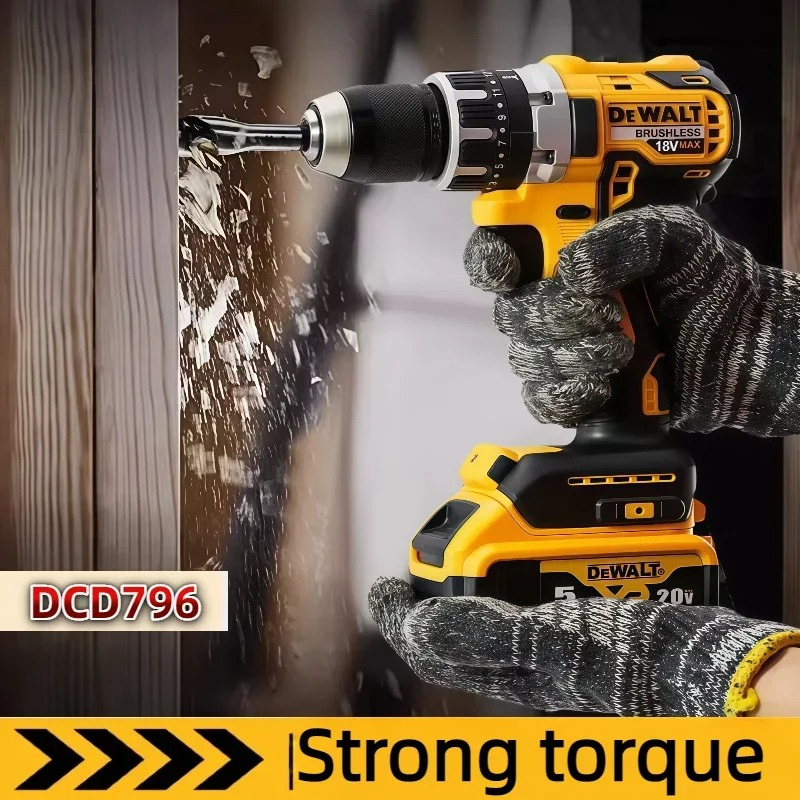 Dewalt Cordless DCD796 Impact  - Woodworking Essential Tools review and price