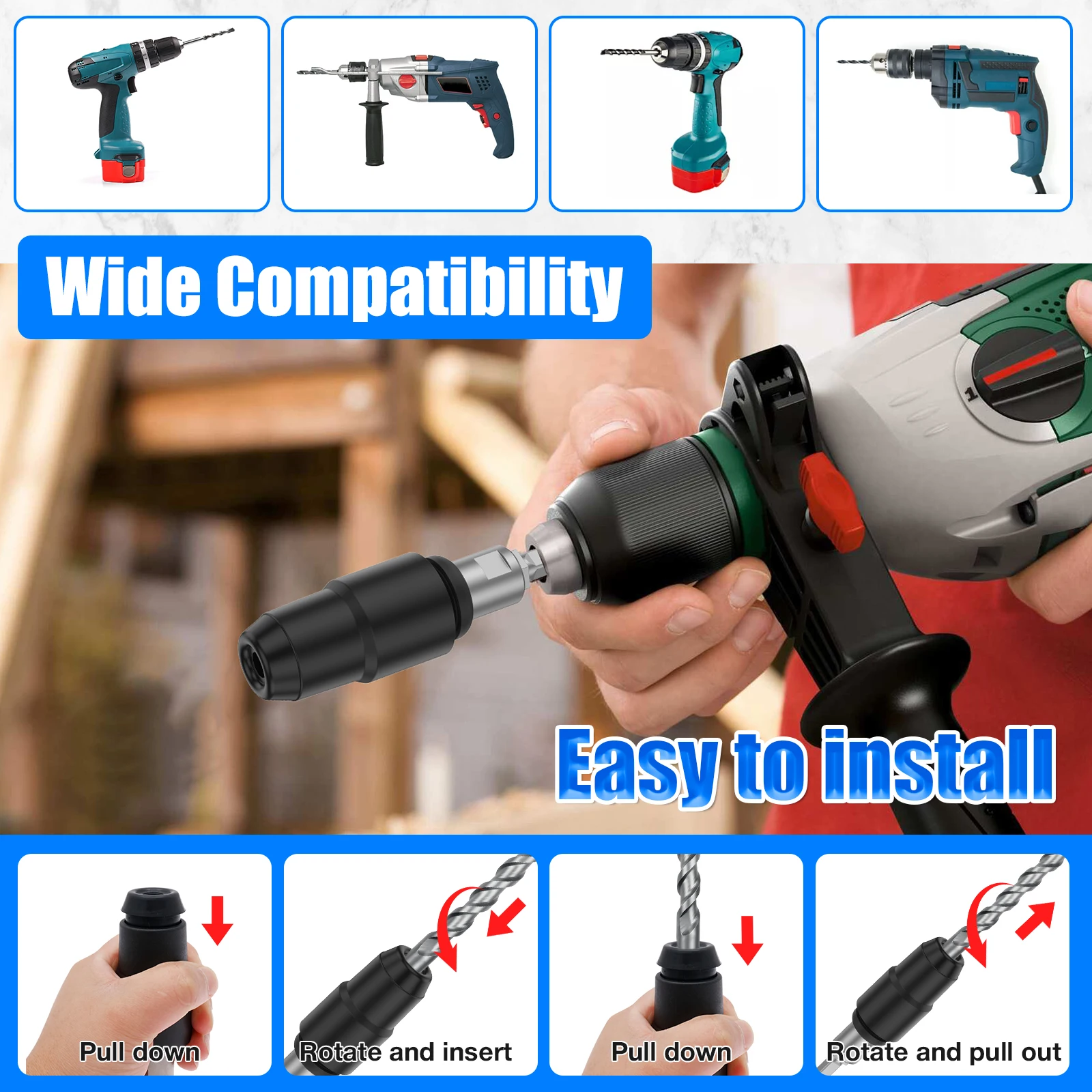 1Pc SDS Plus to SDS Max Adapte - Woodworking Videos review and price