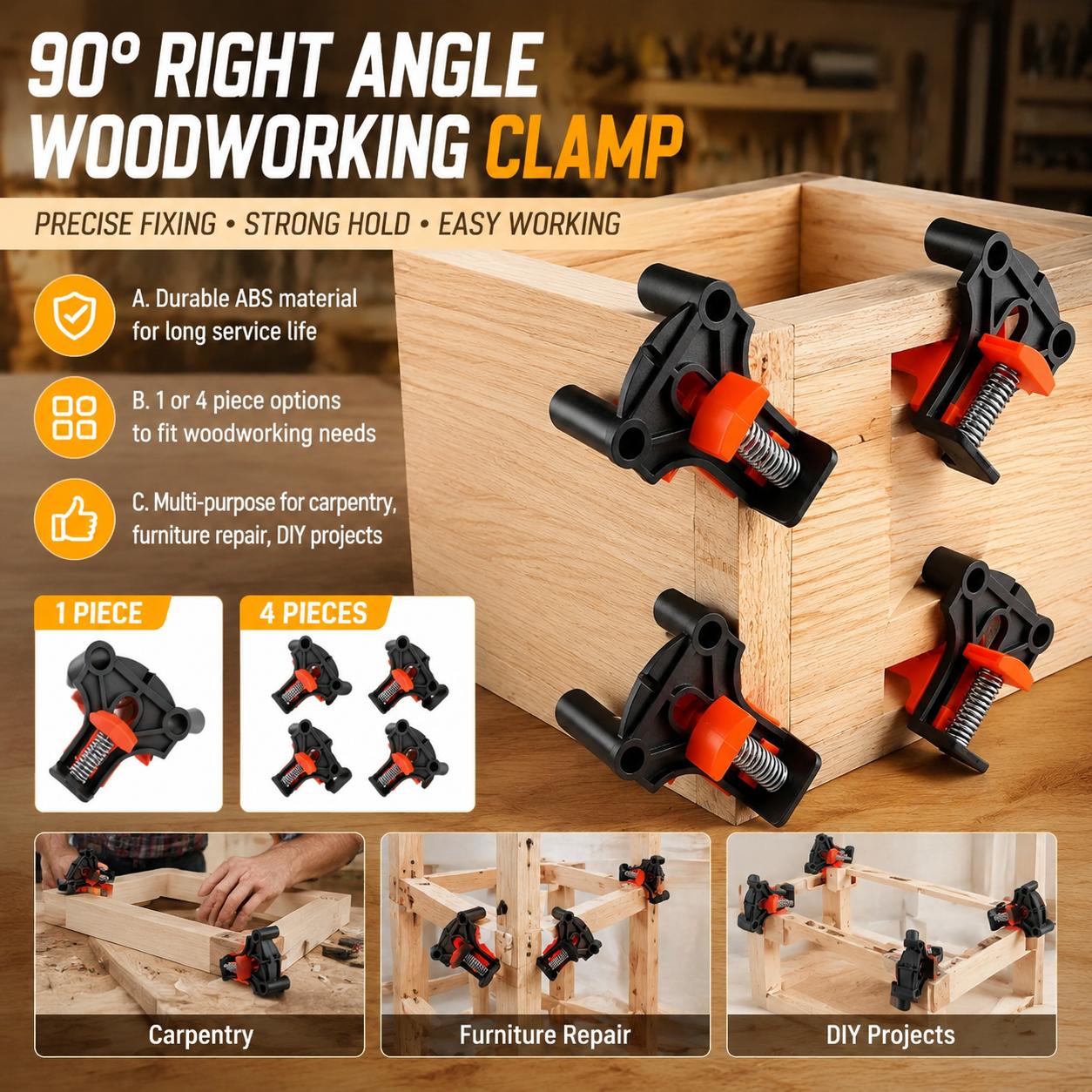 Premium Woodworking Carpentry  - Woodworking Right Angle Clamp review and price