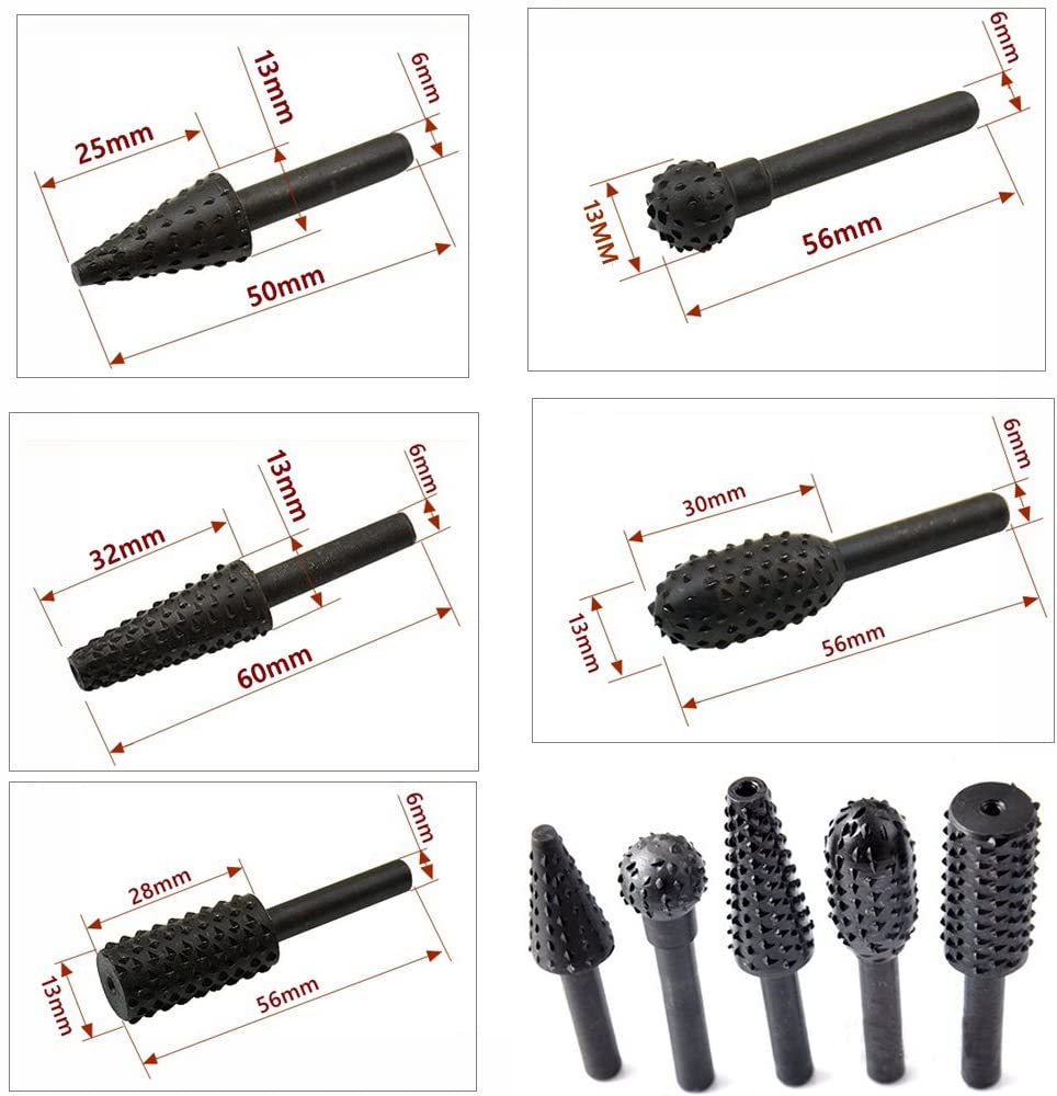5PCS Drill Bit Set 1/4'' 6mm S - Woodworking Marking Knife review and price