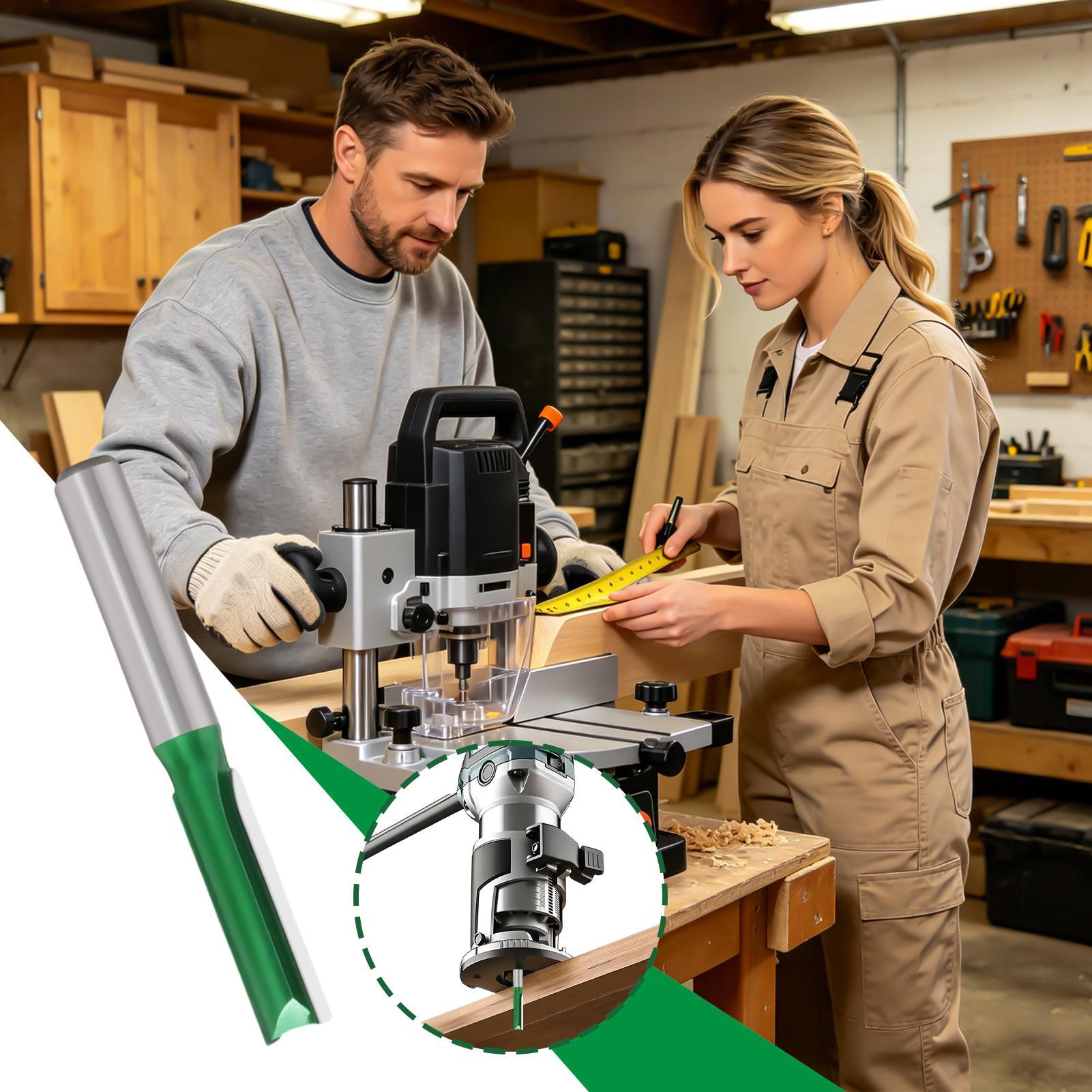 Straight Router Bit 8mm Shank  - Woodworking Groove review and price