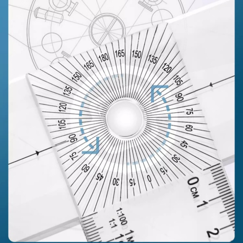 Dual-Sided T Square Ruler Clea - Woodworking Equipment review and price