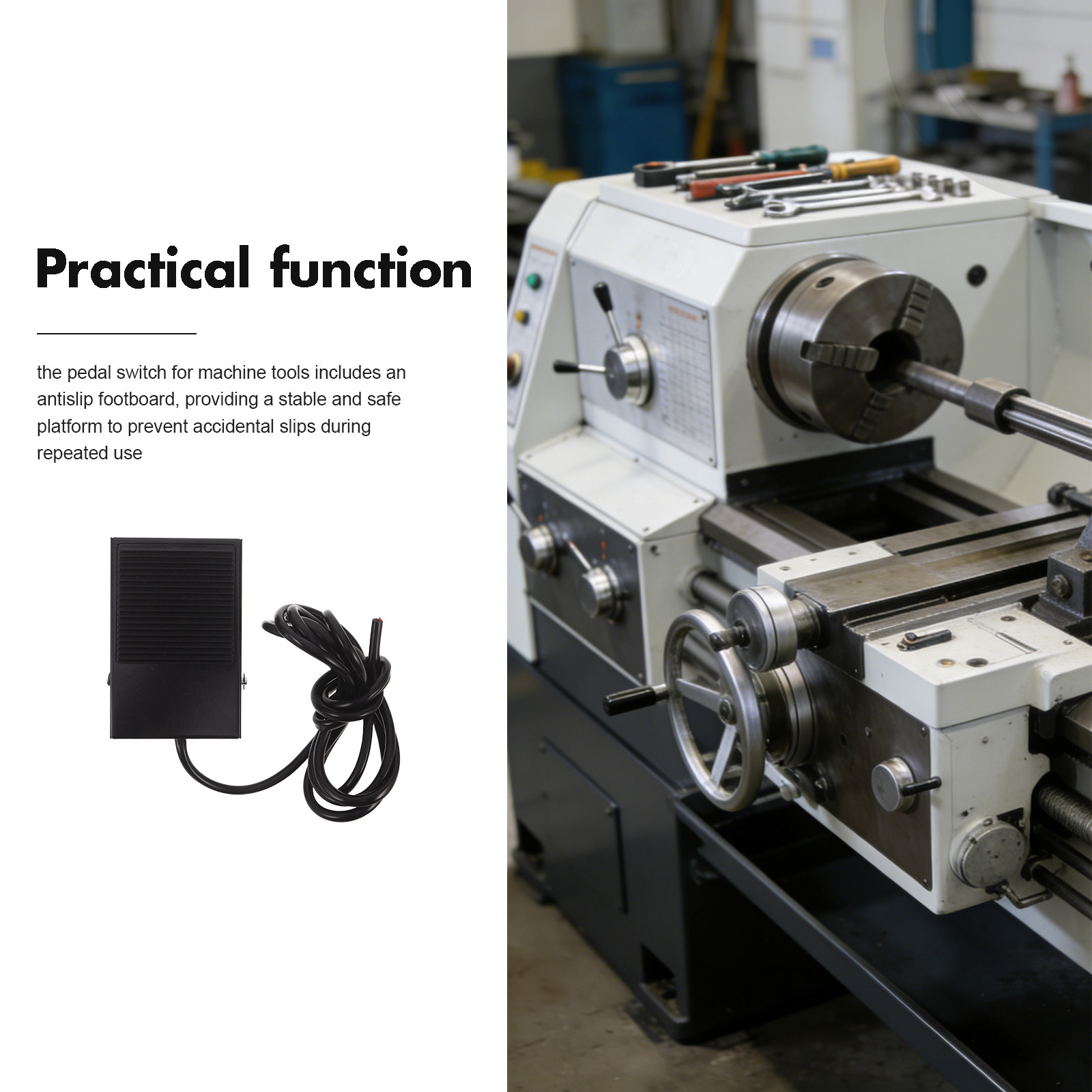 Momentary Foot Pedal Switch fo - Woodworking Industries review and price