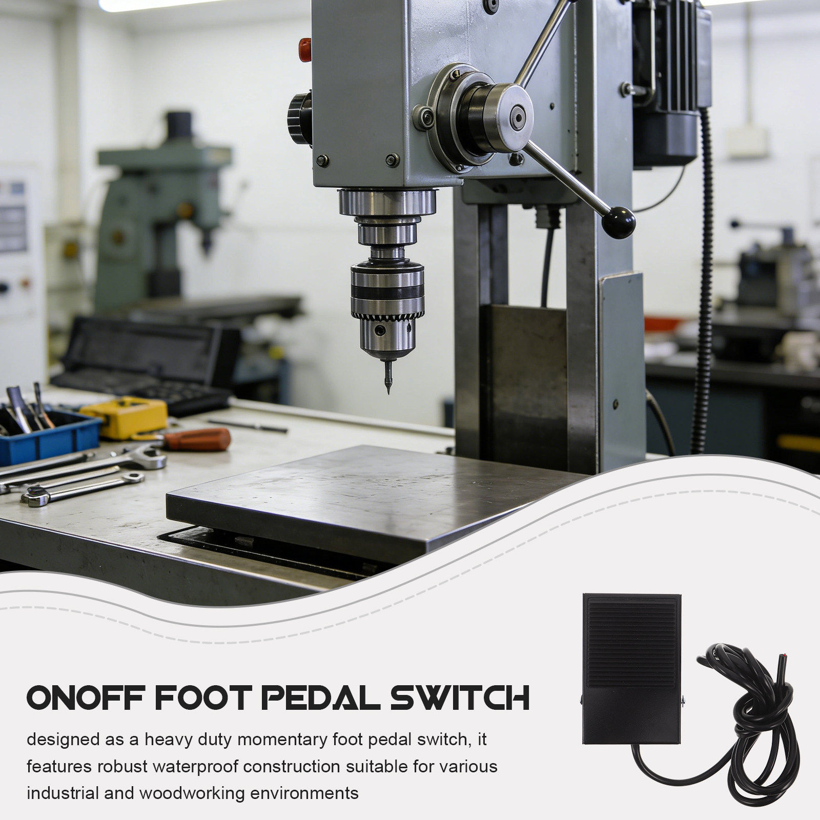 Momentary Foot Pedal Switch fo - Woodworking Industries review and price