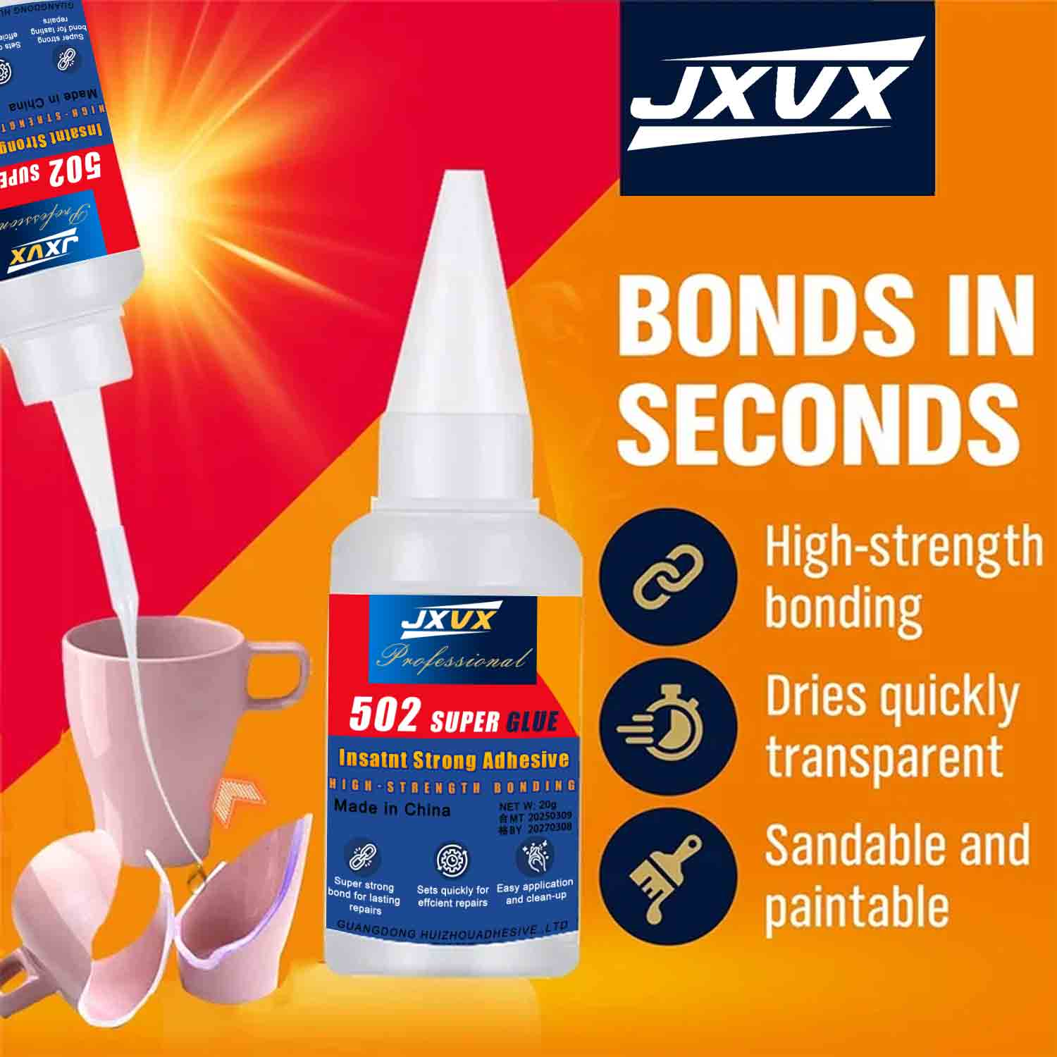 JXVX 1-5 PCs Super glue 502 Hi - Woodworking Quick Glue review and price
