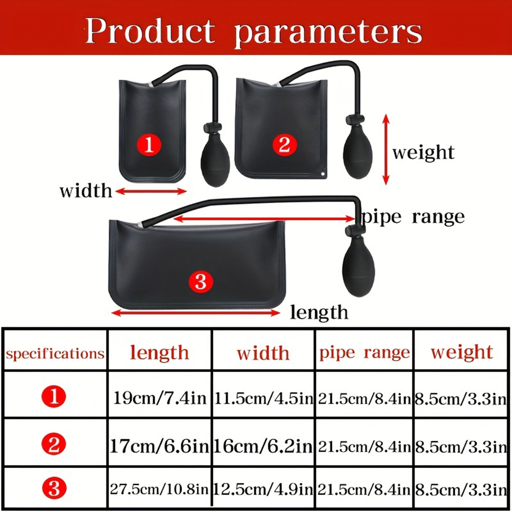 Air Pump Wedges Inflatable Air - Woodworking Essential Tools review and price