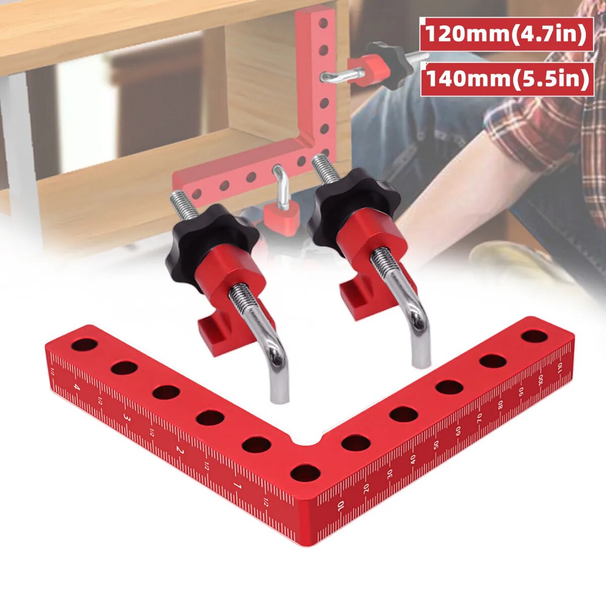 1Set 90 Degree Positioning Squ - Woodworking Right Angle Clamp review and price