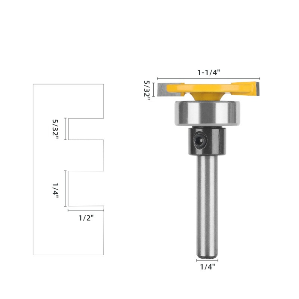 Bearing T-shaped 1/4 handle wo - Woodworking Groove review and price
