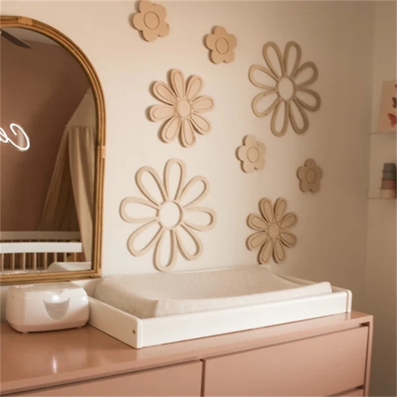 Ins Wooden Daisy Wall Flowers  - Woodworking For Beginners review and price