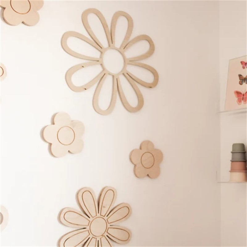 Ins Wooden Daisy Wall Flowers  - Woodworking For Beginners review and price