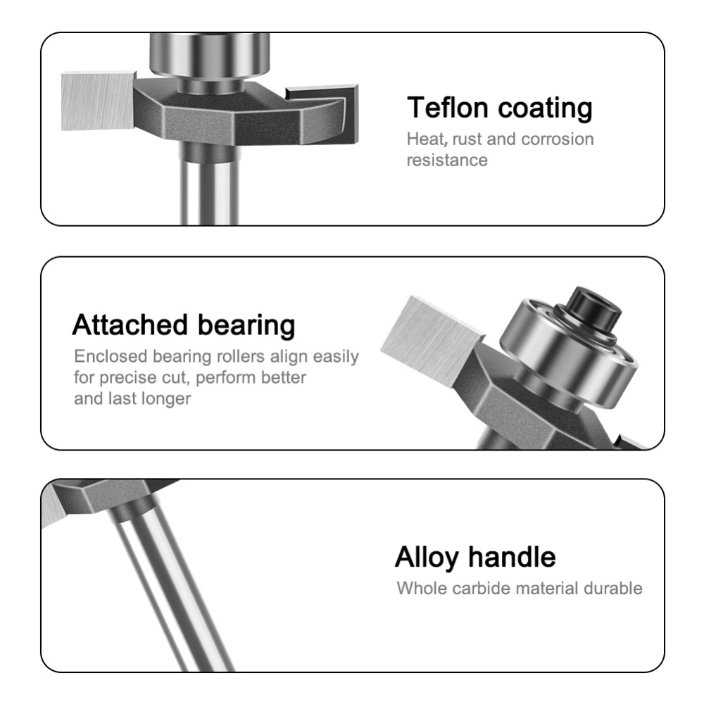 1/4-1/2 Handle Ball Bearing T- - Woodworking Groove review and price