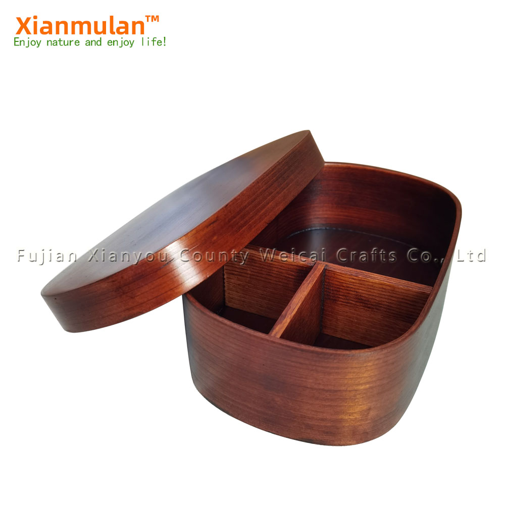 Natural Wooden Bento Box Squar - Woodworking In Japanese review and price