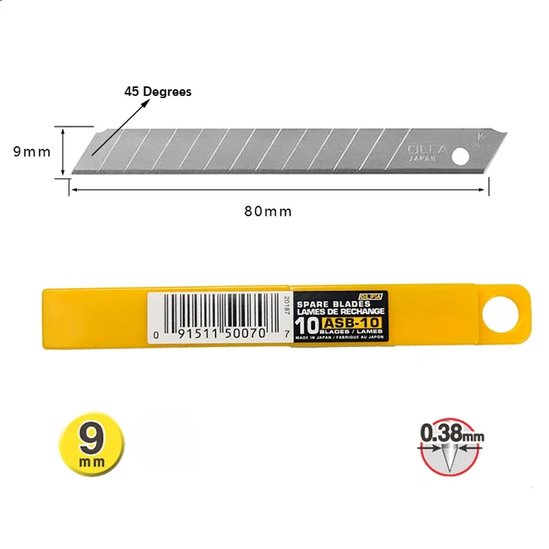 OLFA ASB-10 9mm Spare Blades 1 - Woodworking Wallpaper review and price