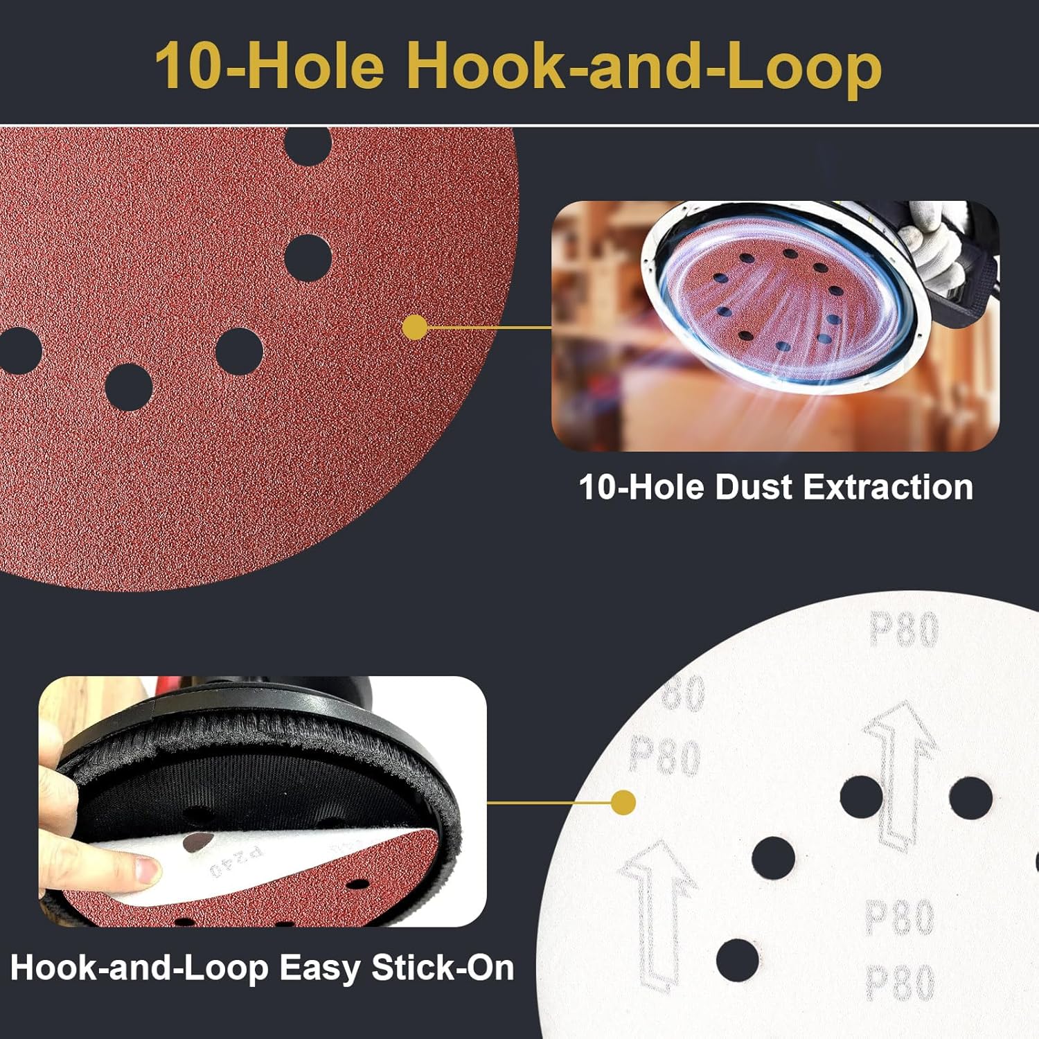20 Pcs 9 Inch 225mm10 Hole Wal - Woodworking Wallpaper review and price