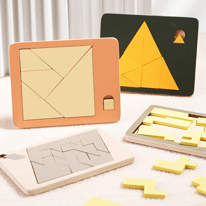 Wooden Geometric Puzzles Chall - Woodworking For Beginners review and price