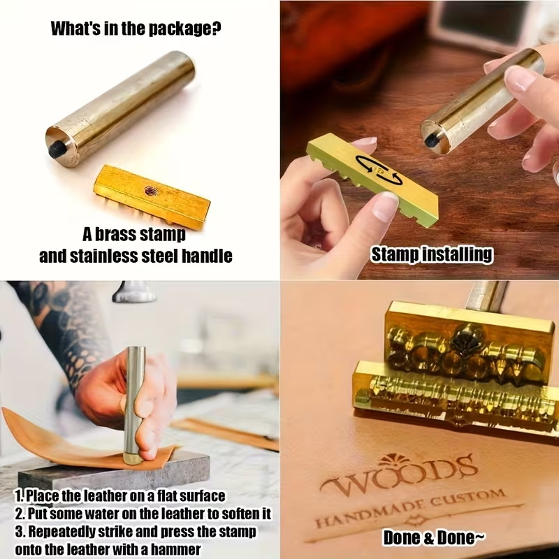 M8 Custom Branding Iron Stamp  - Woodworking Logo Design Free review and price