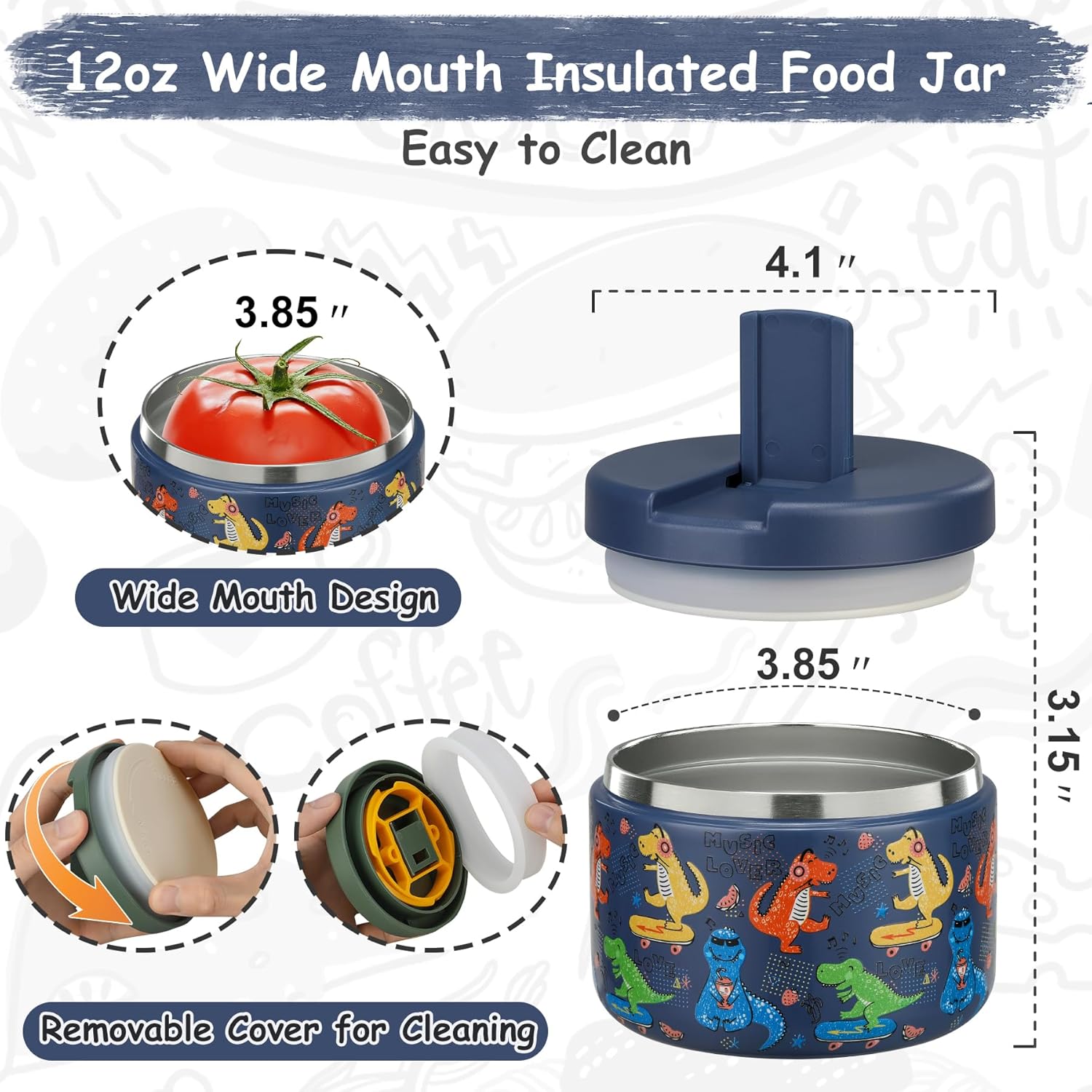 12oz Insulated Vacuum Food Jar - Woodworking For Beginners review and price